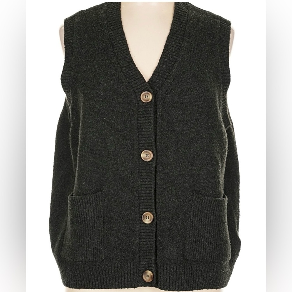 Dark charcoal grey Women's vest